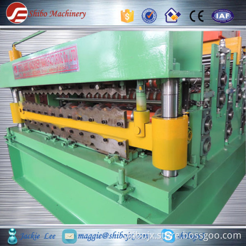 steel roofing tile roll former machine with kinds of profile designs